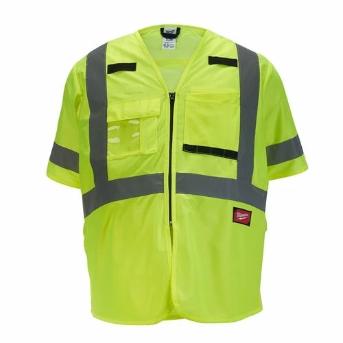 Milwaukee Tools Milwaukee Type R Class 3 High Visibility 10 Pocket Orange Safety Vest - Large/XL 48-73-5146 - Image 2
