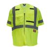 Milwaukee Tools Milwaukee Type R Class 3 High Visibility 10 Pocket Yellow Safety Vest - 48-73-5141 2 Milwaukee Tools Milwaukee Type R Class 3 High Visibility 10 Pocket Yellow Safety Vest - 48-73-5141 -Klein Tools Shop 24542 8i25p3qnskd69nlw 8