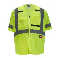 Milwaukee Tools Milwaukee Type R Class 3 High Visibility 10 Pocket Orange Safety Vest - Large/XL 48-73-5146