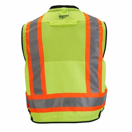Milwaukee Tools Milwaukee Type R Class 2 Surveyor's High Visibility 27 Pocket Orange Safety Vest - Small/Medium 48-73-5165 - Image 3