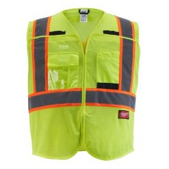 Milwaukee Tools Milwaukee Type R Class 2 Breakaway High Visibility Mesh 9 Pocket Yellow Safety Vest - 48-73-5171 4 Milwaukee Tools Milwaukee Type R Class 2 Breakaway High Visibility Mesh 9 Pocket Yellow Safety Vest - 48-73-5171 -Klein Tools Shop 24550 1 lucprbxkl4wrikc4 6