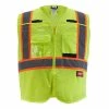 Milwaukee Tools Milwaukee Type R Class 2 Breakaway High Visibility Mesh 9 Pocket Yellow Safety Vest - 4XL/5XL 48-73-5174