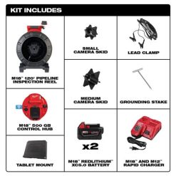 Milwaukee Tools Milwaukee M18 120' Pipeline Inspection System Kit 2973-22 -Klein Tools Shop 24594 7 qergmmzjj1xiucsc