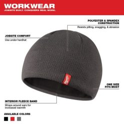 Milwaukee Tools Milwaukee One Size Fleece Lined Knit Hat - Gray 502G 4 Milwaukee Tools Milwaukee One Size Fleece Lined Knit Hat - Gray 502G -Klein Tools Shop 24651 3 xze5kqlpd5tnqvcu