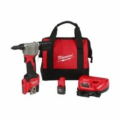 Milwaukee Tools Milwaukee M12 Cordless Rivet Tool (1.5Ah) Kit 2550-22