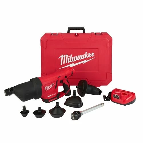 Milwaukee Tools Milwaukee M12 AIRSNAKE Drain Cleaning Air Gun Kit 2572B-21