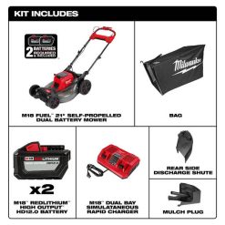 Milwaukee Tools Milwaukee M18 FUEL 21" Self-Propelled Dual Battery Mower Kit 2823-22HD 6 Milwaukee Tools Milwaukee M18 FUEL 21" Self-Propelled Dual Battery Mower Kit 2823-22HD -Klein Tools Shop 2823 22hd 5