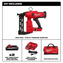 Milwaukee Tools Milwaukee M18 FUEL Utility Fencing Stapler Kit 2843-22 -Klein Tools Shop 2843 22 3