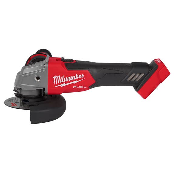 Milwaukee M18 FUEL 5" Grinder Slide Switch, Lock-On (Tool Only) 2881-20 Milwaukee Tools Milwaukee M18 FUEL 5" Grinder Slide Switch, Lock-On (Tool Only) 2881-20 -Klein Tools Shop 2881
