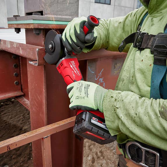 Milwaukee M18 FUEL 5" Flathead Braking Grinder w/ Paddle Switch, No-Lock (Tool Only) 2886-20 Milwaukee Tools Milwaukee M18 FUEL 5" Flathead Braking Grinder W/ Paddle Switch, No-Lock (Tool Only) 2886-20 -Klein Tools Shop 2886 20 5