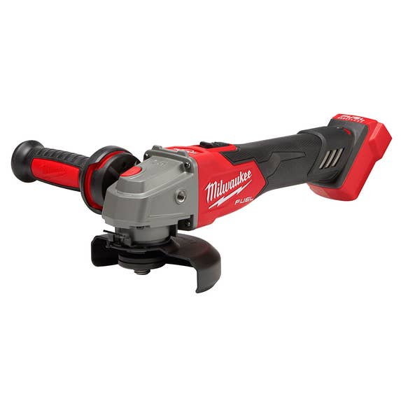 Milwaukee M18 FUEL 4-1/2" / 5" Variable Speed Braking Grinder w/ Slide Switch, Lock-On (Tool Only) 2889-20 Milwaukee Tools Milwaukee M18 FUEL 4-1/2" / 5" Variable Speed Braking Grinder W/ Slide Switch, Lock-On (Tool Only) 2889-20 -Klein Tools Shop 2889 20