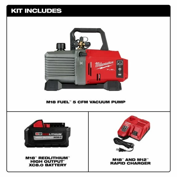 Milwaukee Tools Milwaukee M18 FUEL™ 5 CFM Vacuum Pump Kit 2941-21 - Image 3