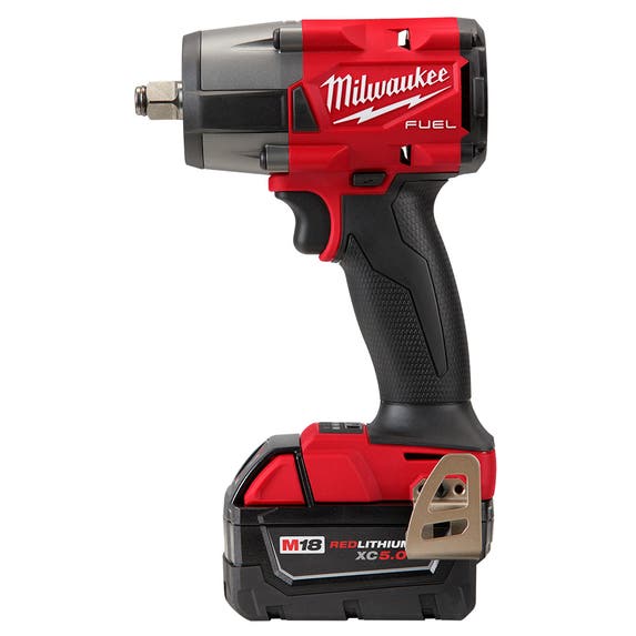 Milwaukee M18 FUEL™ 1/2 Mid-Torque Impact Wrench w/ Friction Ring Kit 2962-22R Milwaukee Tools Milwaukee M18 FUEL™ 1/2 Mid-Torque Impact Wrench W/ Friction Ring Kit 2962-22R -Klein Tools Shop 2962 22r 101