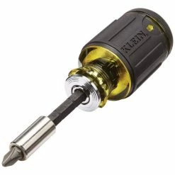 Klein Tools Klein 8-in-1 Multi-Bit Adjustable Length Stubby Screwdriver 32308