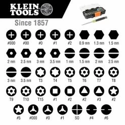 Klein Tools Klein All-in-1 Precision Screwdriver Set With Case 32717 -Klein Tools Shop 32717 callout2