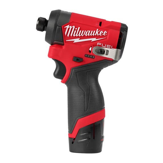 Milwaukee M12 FUEL 1/4" Hex Impact Driver Kit 3453-22 Milwaukee Tools Milwaukee M12 FUEL 1/4" Hex Impact Driver Kit 3453-22 -Klein Tools Shop 3453 22 1