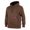 Milwaukee Tools Milwaukee Midweight Pullover Hoodie - Brown 351BR -Klein Tools Shop 351br 1