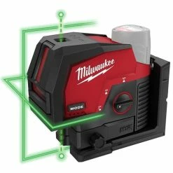 Milwaukee Tools Milwaukee M12 Green Cross Line & Plumb Points Laser (Bare Tool) 3622-20