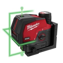Milwaukee Tools Milwaukee M12 Green Cross Line & Plumb Points Laser Kit 3622-21