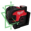 Milwaukee Tools Milwaukee M12™ Green Cross Line & 4-Points Laser Kit 3624-21