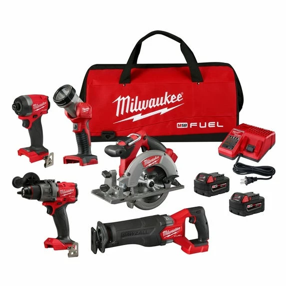 Milwaukee Tools Milwaukee M18 FUEL™ 5-Tool Combo Kit 3697-25