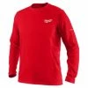 Milwaukee Tools Milwaukee WORKSKIN Lightweight Long Sleeve Performance Shirt - Red 415R