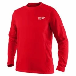 Milwaukee Tools Milwaukee WORKSKIN Lightweight Long Sleeve Performance Shirt - Red 415R