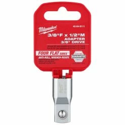 Milwaukee Tools Milwaukee 3/8" Drive 3/8"F X 1/2"M Adapter 42-04-9111