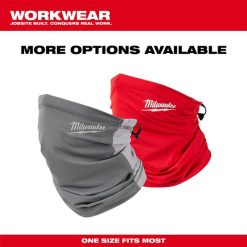 Milwaukee Tools Milwaukee WORKSKIN Performance Neck Gaiter - Gray 424G 7 Milwaukee Tools Milwaukee WORKSKIN Performance Neck Gaiter - Gray 424G -Klein Tools Shop 424g 6 tklpzcgj9sm1phep