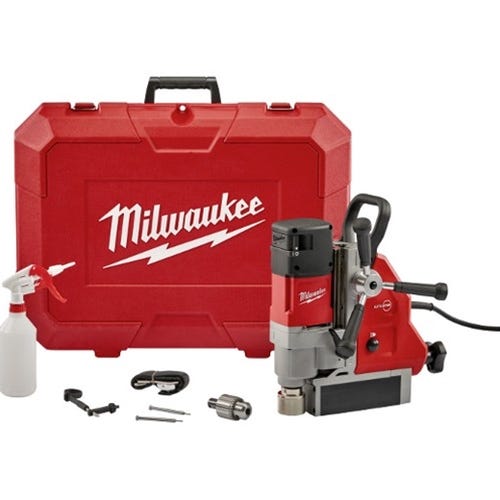 Milwaukee Mag Drill 1-5/8" Kit with Chuck Permanent Magnet Base 4274-21 Milwaukee Tools Milwaukee Mag Drill 1-5/8" Kit With Chuck Permanent Magnet Base 4274-21 -Klein Tools Shop 4274
