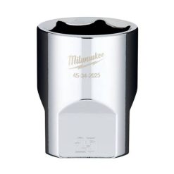 Milwaukee Tools Milwaukee 1/2" Drive 25mm Standard 6-Point Chrome Socket 45-34-2025