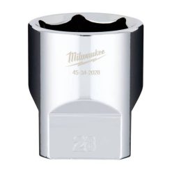 Milwaukee Tools Milwaukee 1/2" Drive 28mm Standard 6-Point Chrome Socket 45-34-2028