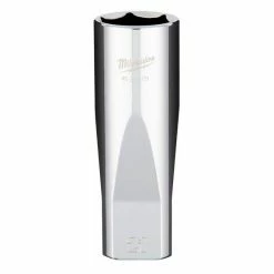 Milwaukee Tools Milwaukee 1/2" Drive 21mm Deep 6-Point Chrome Socket 45-34-2121