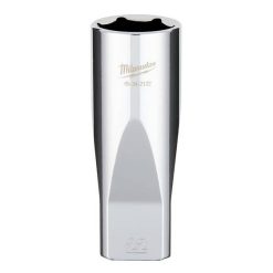 Milwaukee Tools Milwaukee 1/2" Drive 22mm Deep 6-Point Chrome Socket 45-34-2122