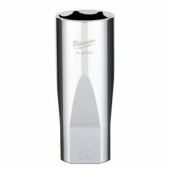 Milwaukee Tools Milwaukee 1/2" Drive 24mm Deep 6-Point Chrome Socket 45-34-2124