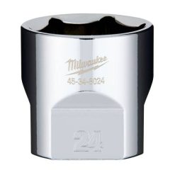 Milwaukee Tools Milwaukee 3/8" Drive 24mm Standard 6-Point Chrome Socket 45-34-8024