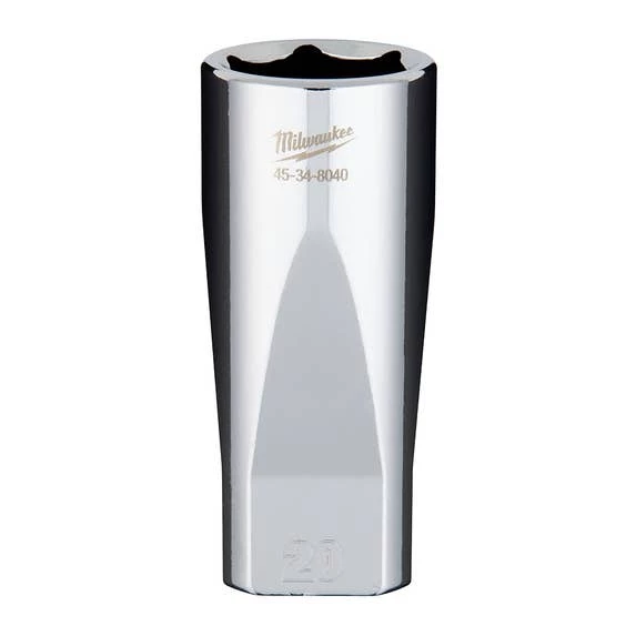 Milwaukee Tools Milwaukee 3/8" Drive 20mm Deep 6-Point Chrome Socket 45-34-8040