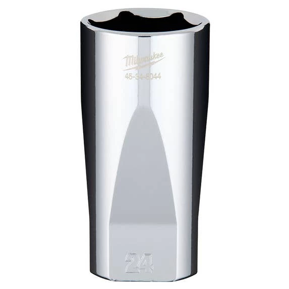 Milwaukee Tools Milwaukee 3/8" Drive 24mm Deep 6-Point Chrome Socket 45-34-8044