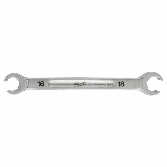 Milwaukee Tools Milwaukee 16mm X 18mm Double End Flare Nut Wrench 45-96-8354