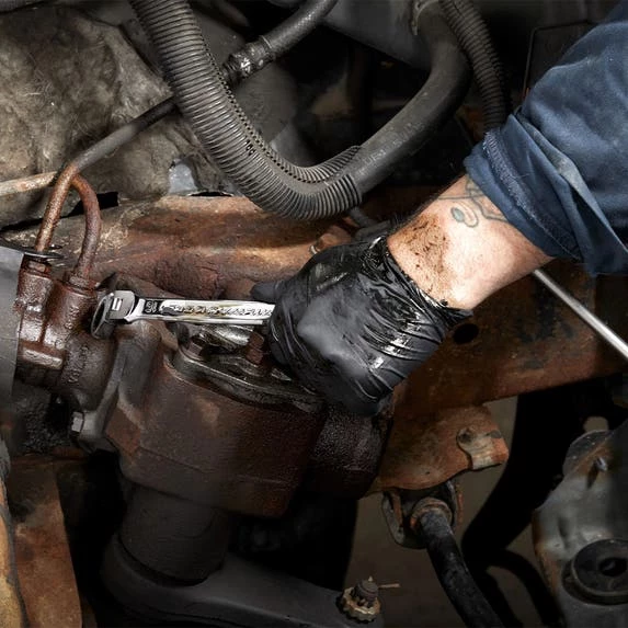 Milwaukee Tools Milwaukee 24MM Metric Flex Head Ratcheting Combination Wrench 45-96-9624 - Image 4