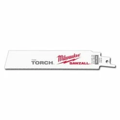 Milwaukee Tools Milwaukee 6" 18 TPI Sawzall Torch Metal Demolition Blade (Each) 48-01-7784