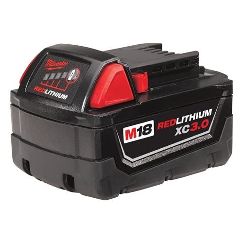 Milwaukee M18 Red Lithium 3.0Ah XC Battery 48-11-1828 Milwaukee Tools Milwaukee M18 Red Lithium 3.0Ah XC Battery 48-11-1828 -Klein Tools Shop 48 11