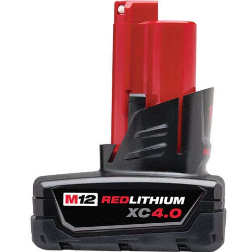 Milwaukee M12 REDLITHIUM XC 4.0 Ah Battery 48-11-2440 Milwaukee Tools Milwaukee M12 REDLITHIUM XC 4.0 Ah Battery 48-11-2440 -Klein Tools Shop 48 11