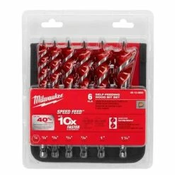Milwaukee Tools Milwaukee 6Pc. 6-1/2" SPEED FEED Wood Bit Set 48-13-0600