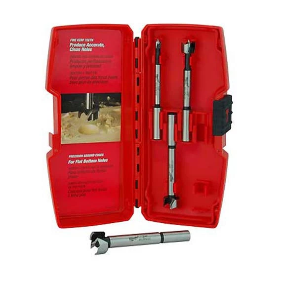 Milwaukee Tools Milwaukee 4Pc. Forstner Bit Set 48-14-0004