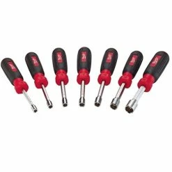 Milwaukee Tools Milwaukee Nut Driver SAE HollowCore 7 Piece Set 48-22-2507