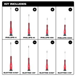 Milwaukee Tools Milwaukee 8 Piece Precision Screwdriver Set 48-22-2614 -Klein Tools Shop 48 22 2614 5 fwnmr99ajb7jmg2v