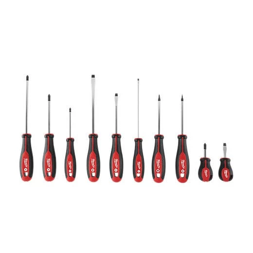 Milwaukee 10 Piece Screwdriver Set 48-22-2710 Milwaukee Tools Milwaukee 10 Piece Screwdriver Set 48-22-2710 -Klein Tools Shop 48 22 2710 1