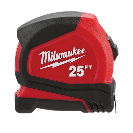 Milwaukee 25ft Compact Tape Measure 48-22-6625 Milwaukee Tools Milwaukee 25ft Compact Tape Measure 48-22-6625 -Klein Tools Shop 48 22 6625 1