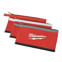 Milwaukee Tools Milwaukee Zipper Pouch (3 Pack) 48-22-8193